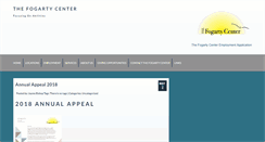 Desktop Screenshot of fogartycenter.org