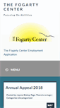 Mobile Screenshot of fogartycenter.org